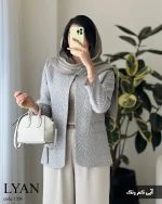 کت لیان جنس ژاکارد کد 1206 - تصویر 4