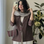 کت مدل آوین جنس لینن زارا کد 1220