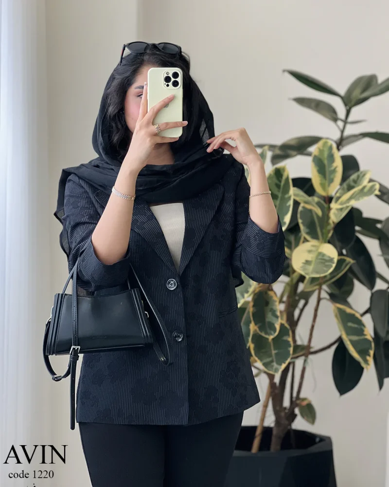 کت مدل آوین جنس لینن زارا کد 1220 - تصویر 9