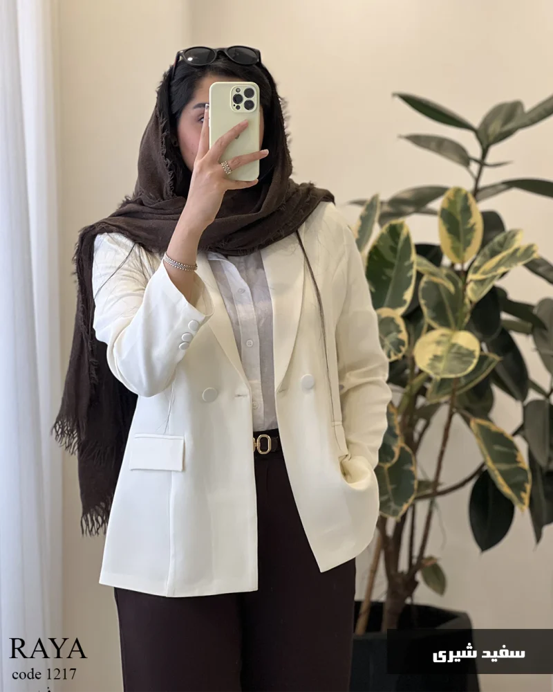کت مدل رایا  جنس مازراتی کد 1217 - تصویر 11
