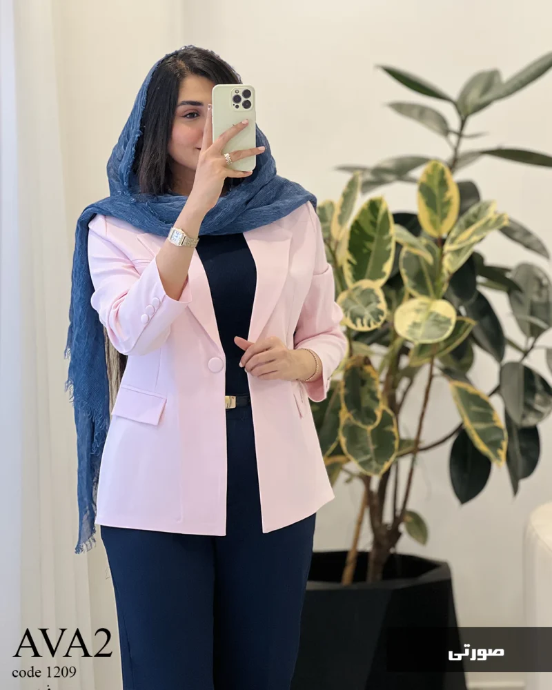 کت مدل آوا 2 جنس مازراتی کد 1209 - تصویر 8