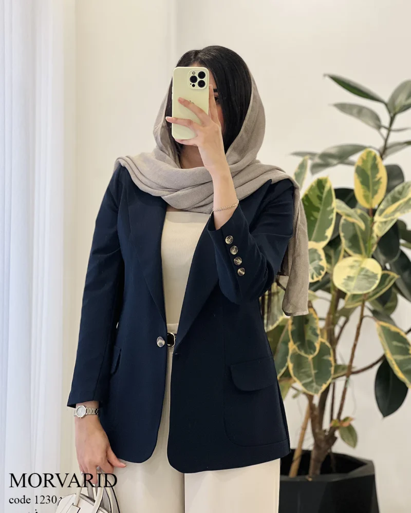کت مدل مروارید جنس مازراتی کد 1230 - تصویر 4