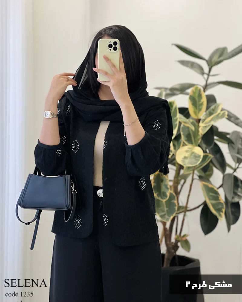 مدل سلنا جنس لینن هندی سوزن  کد 1235 - تصویر 5
