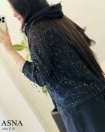 مدل آسنا لینن هندی سوزن دوزی و خامه دوزی کد 1210 - تصویر 2