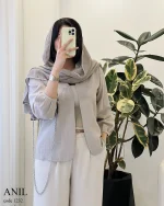 مدل آنیل جنس لینن ژاکارد حصیری کد 1232 - تصویر 7