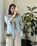 کت مدل آوین جنس لینن زارا کد 1220 - تصویر 12