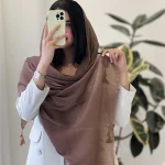 شال پلیسه برشکا مدل شهین کد 1236