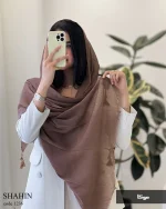 شال پلیسه برشکا مدل شهین کد 1236
