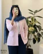 کت مدل رایا  جنس مازراتی کد 1217 - تصویر 3