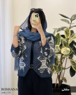 مدل روشنا جنس لینن ژاکارد کد 1228 - تصویر 5