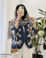 مدل روشنا جنس لینن ژاکارد کد 1228 - تصویر 2