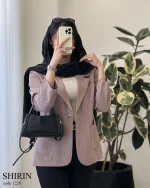 کت شیرین جنس کرپ پتینه کد 1226 - تصویر 7