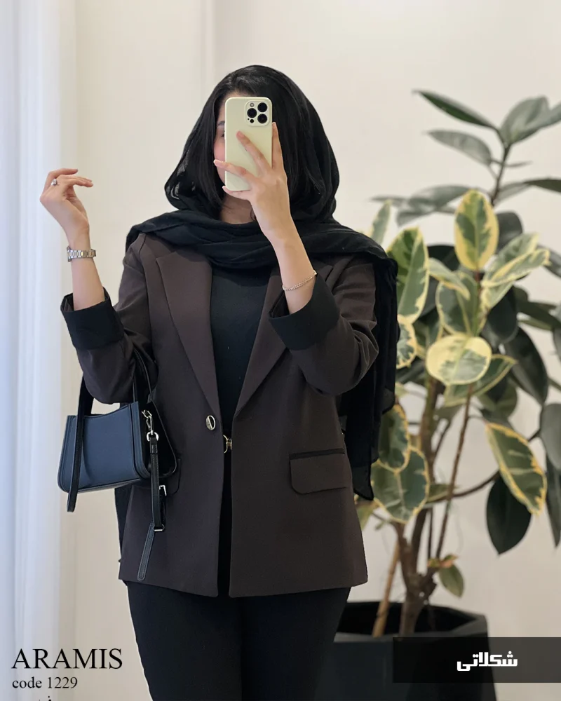 کت آرامیس جنس کرپ جودون کد 1229 - تصویر 5