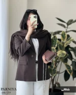 مدل پرنیا جنس کرپ بزایاق کد 1214
