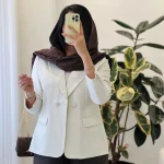 کت مدل سارگل جنس کرپ سان گرم بالا ترک کد 1241