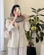 کت شکوه جنس لینن شانتون کد 1248 - تصویر 3