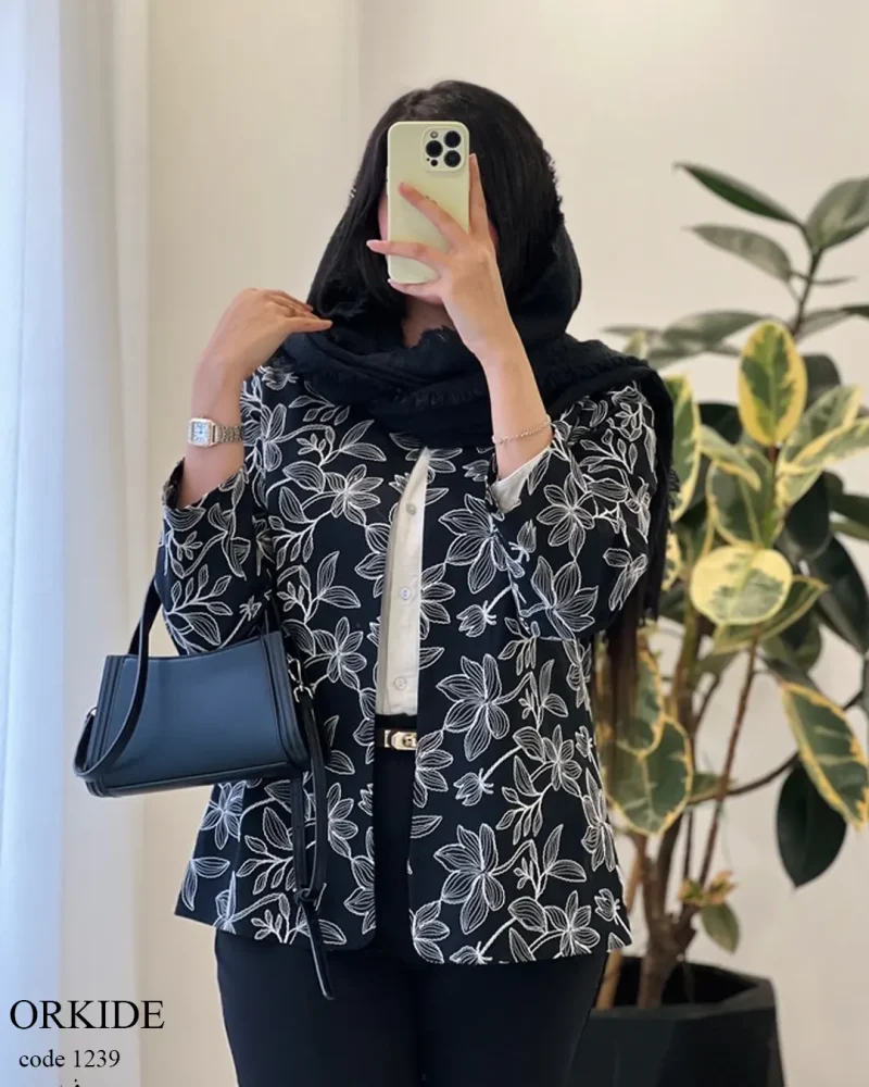 مدل ارکیده لینن ترک سوزن دوزی کد 1239 - تصویر 10