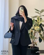 کت آنا جنس کرپ بزایاق کد 1245 - تصویر 8