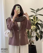کت مدل پِری جنس پِری گرم بالا ترک کد 1242 - تصویر 11