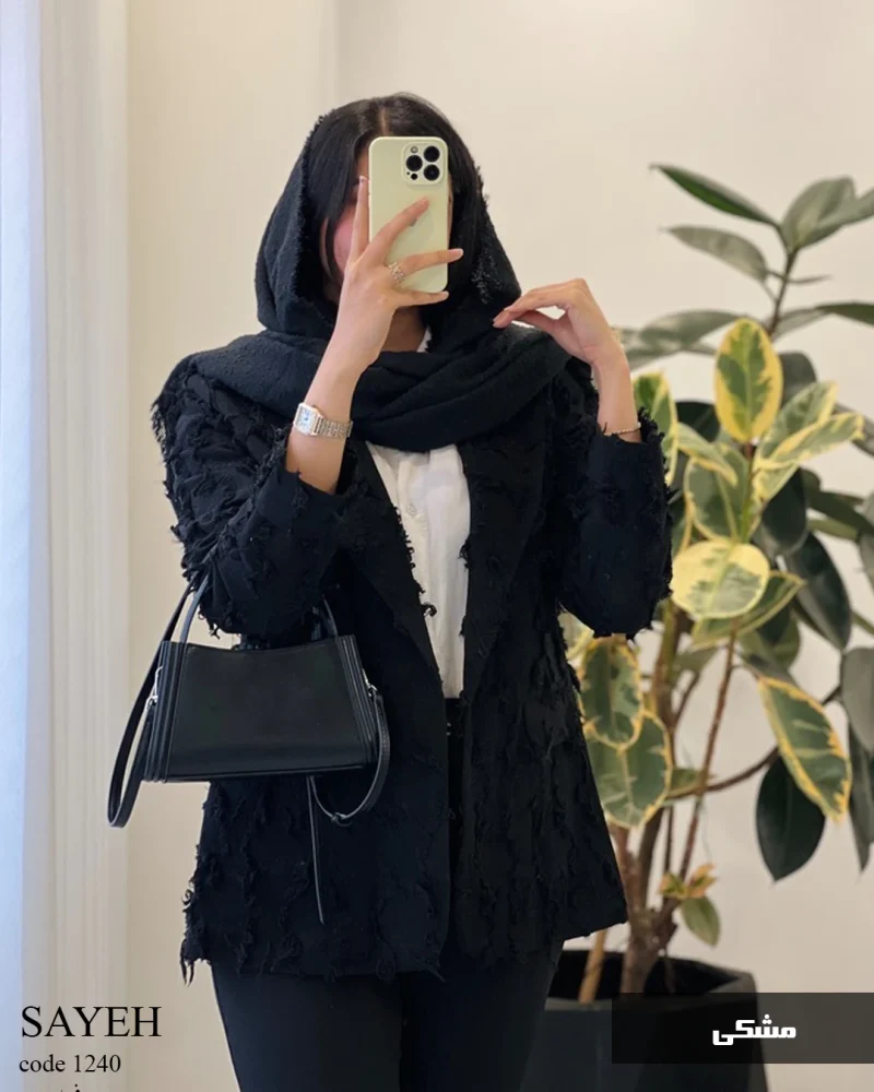 کت سایه جنس لینن ریش درجه یک کد 1240 - تصویر 6