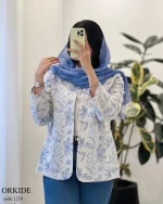مدل ارکیده لینن ترک سوزن دوزی کد 1239 - تصویر 9