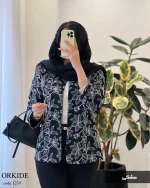 مدل ارکیده لینن ترک سوزن دوزی کد 1239 - تصویر 8