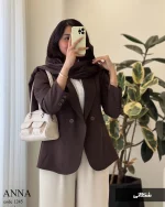 کت آنا جنس کرپ بزایاق کد 1245 - تصویر 13