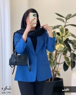 کت شکوه جنس لینن شانتون کد 1248 - تصویر 7