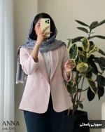 کت آنا جنس کرپ بزایاق کد 1245 - تصویر 3