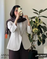 کت آنا جنس کرپ بزایاق کد 1245 - تصویر 9