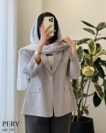 کت مدل پِری جنس پِری گرم بالا ترک کد 1242 - تصویر 4