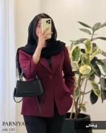 کت مدل پرنیان 2 جنس مازراتی درجه 1 کد 1243 - تصویر 4