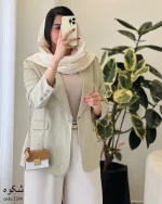 کت شکوه جنس لینن شانتون کد 1248 - تصویر 2