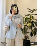 کت آنا جنس کرپ بزایاق کد 1245 - تصویر 4
