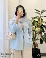 کت مدل پرنیان 2 جنس مازراتی درجه 1 کد 1243 - تصویر 2