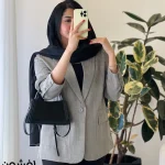 کت افشون جنس لینن کتیبه کد 1252