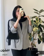 کت افشون جنس لینن کتیبه کد 1252