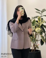 کت مدل پرنیان 2 جنس مازراتی درجه 1 کد 1243 - تصویر 3