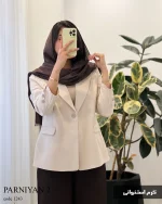 کت مدل پرنیان 2 جنس مازراتی درجه 1 کد 1243 - تصویر 5