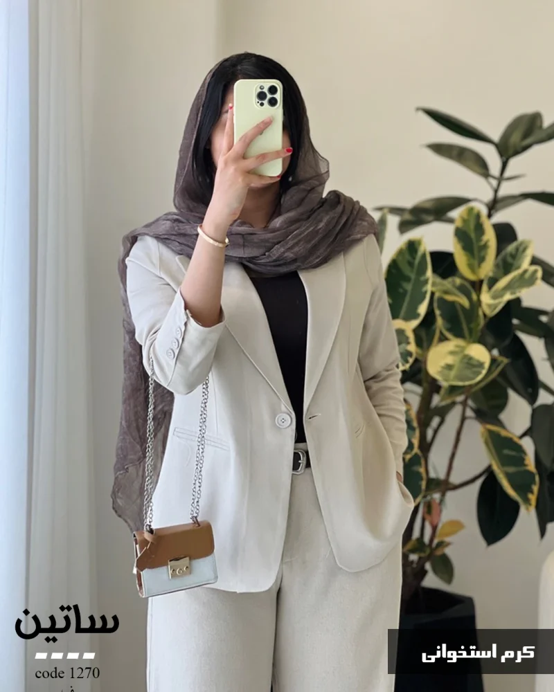 مدل ساتین جنس لینن جودون کد 1270 - تصویر 5