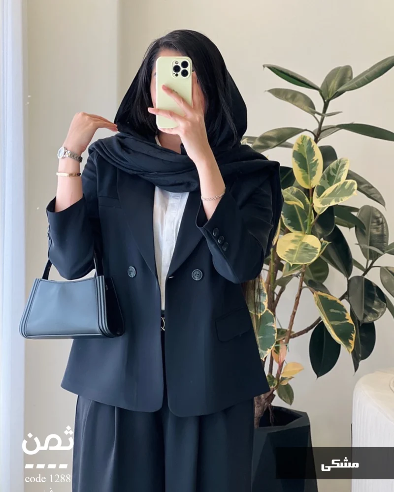 کت ثمن جنس کرپ کارتین ترک کد 1288 - تصویر 2