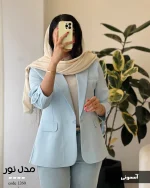 مدل نور جنس کرپ مورگان درجه یک کد 1260 - تصویر 8