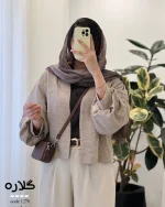 مدل گلاره جنس لینن مودال ترک کد 1278 - تصویر 11