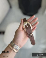 کمربند هلما چرم دور دوخت کد 1293 - تصویر 5