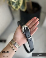 کمربند هلما چرم دور دوخت کد 1293 - تصویر 3