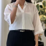 شومیز پارمیس جنس پری شیشه ای کد 1267