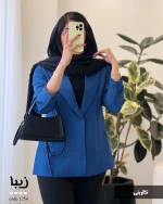 کت زیبا جنس لینن شانتون کد 1254 - تصویر 5
