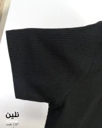 تیشرت یقه هفت کرکره مدل نلین کد 1287 - تصویر 12