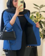 کت زیبا جنس لینن شانتون کد 1254 - تصویر 6