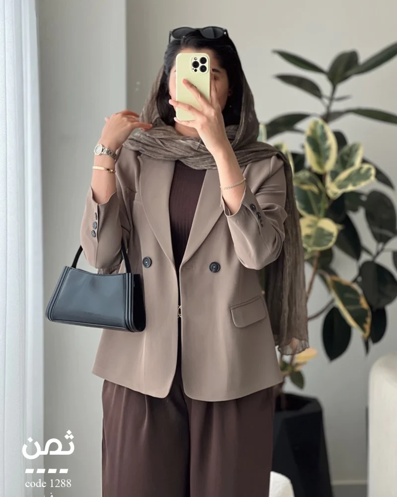 کت ثمن جنس کرپ کارتین ترک کد 1288 - تصویر 8
